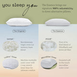 The Essence Down Alternative Pillow King Size Set of 2