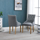 Set of 4 Beige Dining Room Armchairs Only