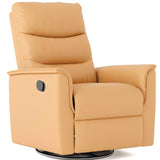 Swivel Rocker Recliner Chair with Adjustable Backrest and Footrest