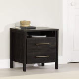 Gravity Nightstand, Rubbed Black