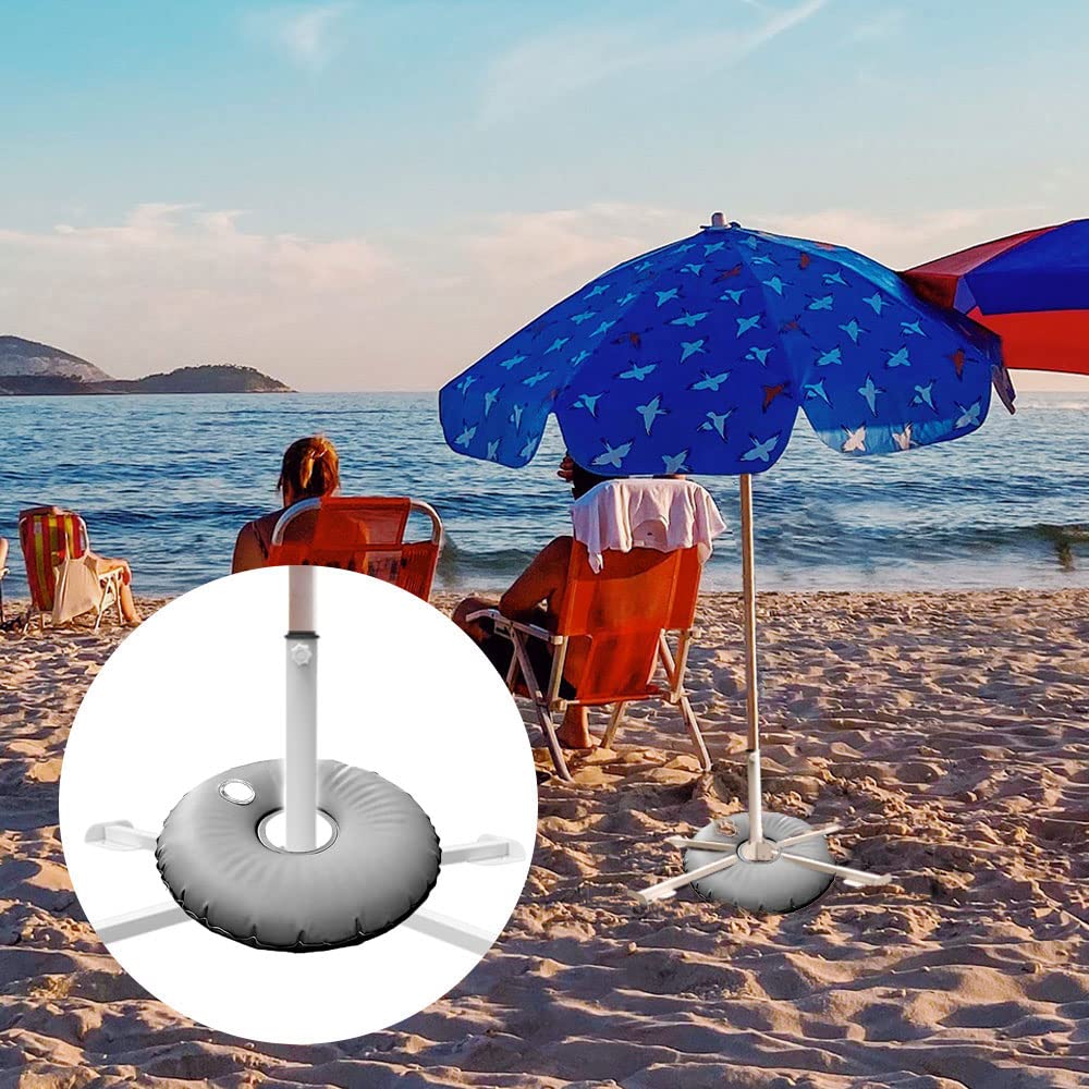 Foldable Portable Beach Umbrella Stand-Portable Patio Umbrella Base Holder