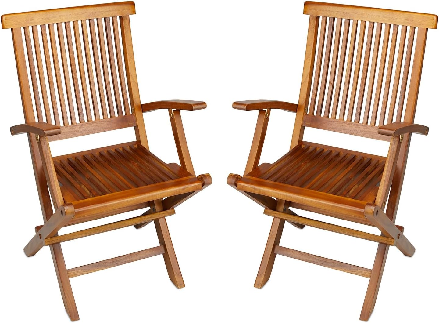 Chair - 2 Piece Foldable Chairs Set - Fully Assembled