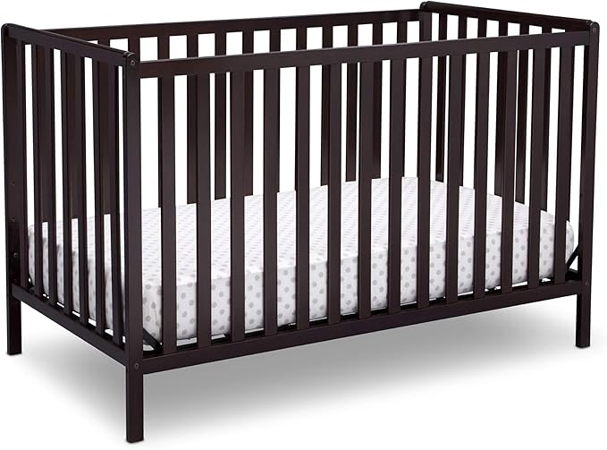 Heartland 4-in-1 Convertible Crib, Black