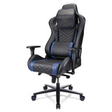 Davanti Vegan Leather High-Back Gaming Office Chair - Black/Blue