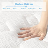 Queen Mattress, 10 Inch Hybrid Mattress, Gel Memory Foam