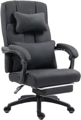 Executive Office Chair Big and Tall Fabric with Footrest, Ergonomic Computer Chair