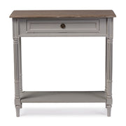 EDD8VM/M-B-W1 Console Table, White Wash