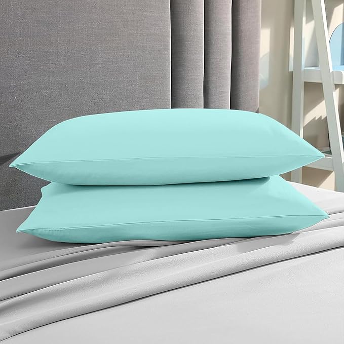 1000 Thread Count Pillowcases Set of 2-100% Egyptian Cotton Pillow Cases with Long-Staple Combed