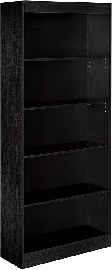 Essentials 5-Tier Bookshelf, White