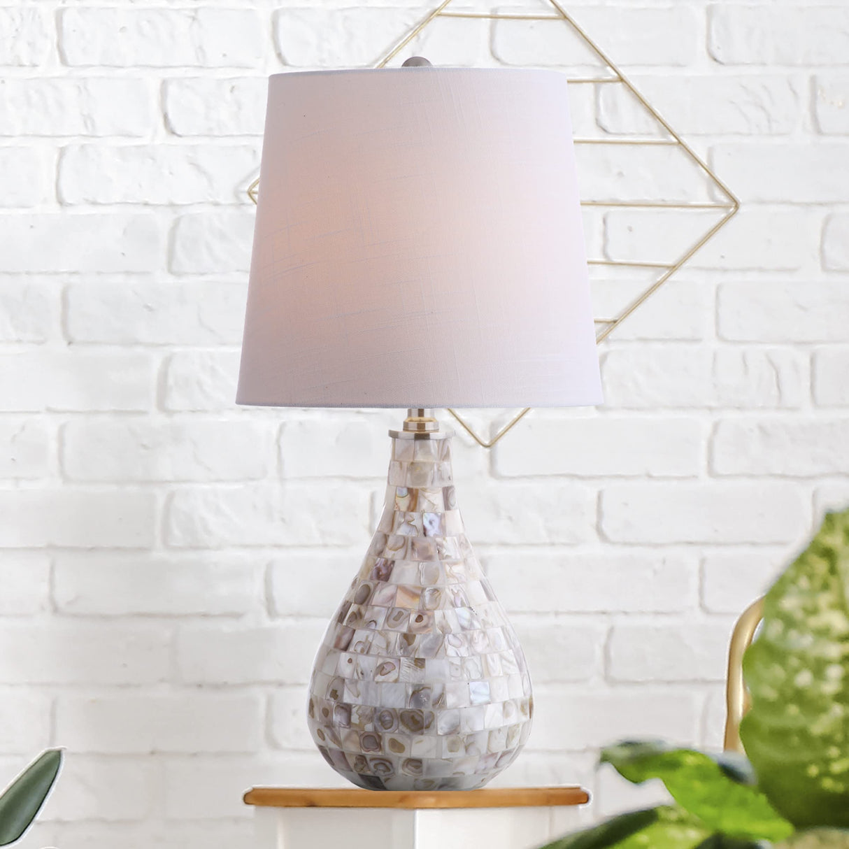 Mona 20.5" Mini LED Table Lamp, Cottage, Coastal, Transitional, Modern, Elegant, Office