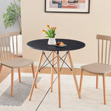 Round Kitchen Dining Table 32'' Modern Leisure Dining Room Table