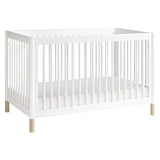 4-in-1 Convertible Crib with Toddler Bed Conversion in Washed Natural