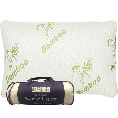 King 20" x 36" Pillow Shredded Memory Foam for Sleeping