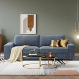 71.25" Modern Sofas for Living Room, Chenille Loveseat Couch with Solid Wood
