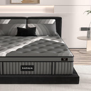 Queen Mattress, 14Inch Plush Soft Memory Foam Hybrid Mattress