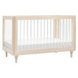 3-in-1 Convertible Crib with Toddler Bed Conversion Kit in Canyon/Washed Natural,