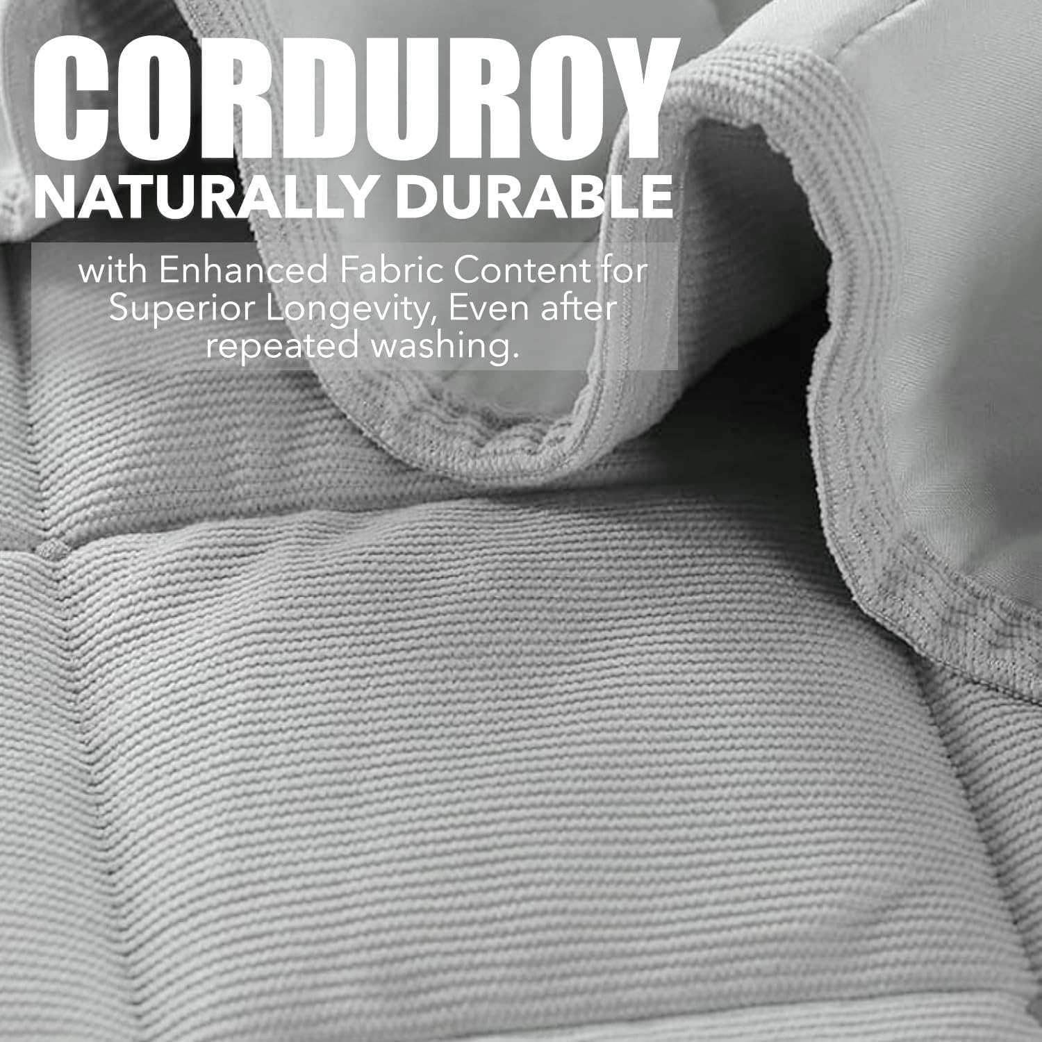 Oversized Queen Quilt Set - 3-Layer Lightweight Bedspread with Pillow Shams