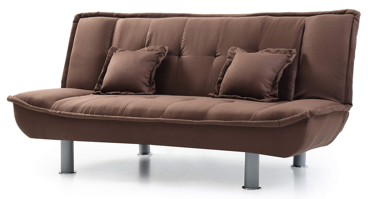 Furniture Futon Sofa Bed, Chocolate