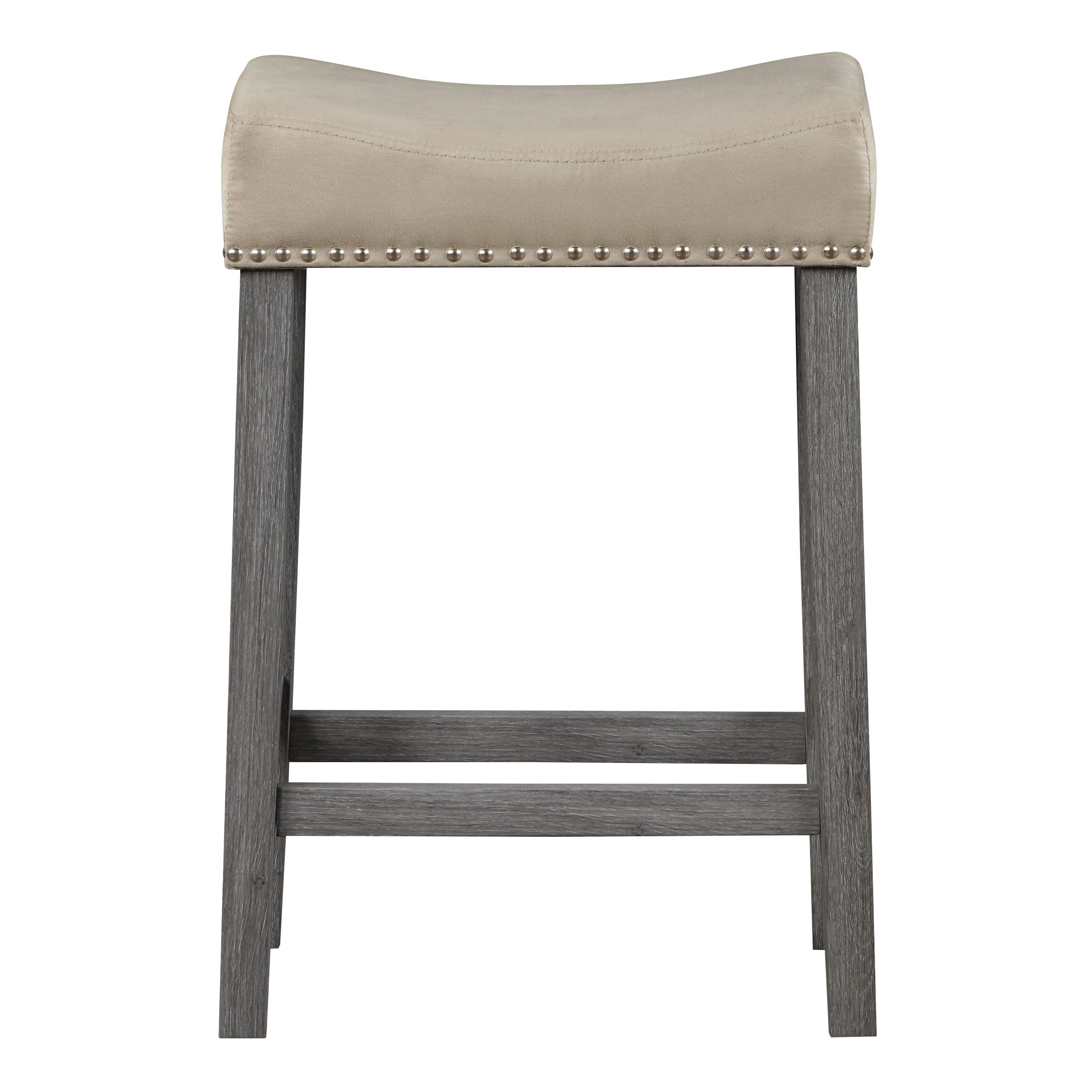 Celina Farmhouse Counter Height Dining Set, 5-Piece, Antique Grey Washed Finish