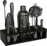 13-Piece Cobbler Cocktail Shaker Set Matte Copper Stainless Steel Bartender