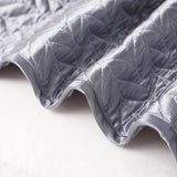 Silky Soft Satin Quilt King Size, Luxury Reversible Lightweight Bedspreads Covelets