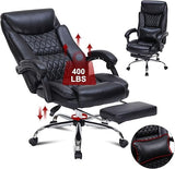 Executive Office Chair with Foot Rest,Big and Tall Ergonomic Office Chair