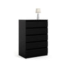 Handle-free, Contemporary, Bedroom Furniture, College Living 5 Drawer Chest