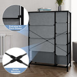 Dresser for Bedroom, Tall Dresser Vertical Storage Tower - Sturdy Steel Frame, Easy