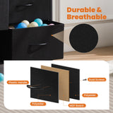 NCH2-8BC-SW-BK, 8 Drawers, Black