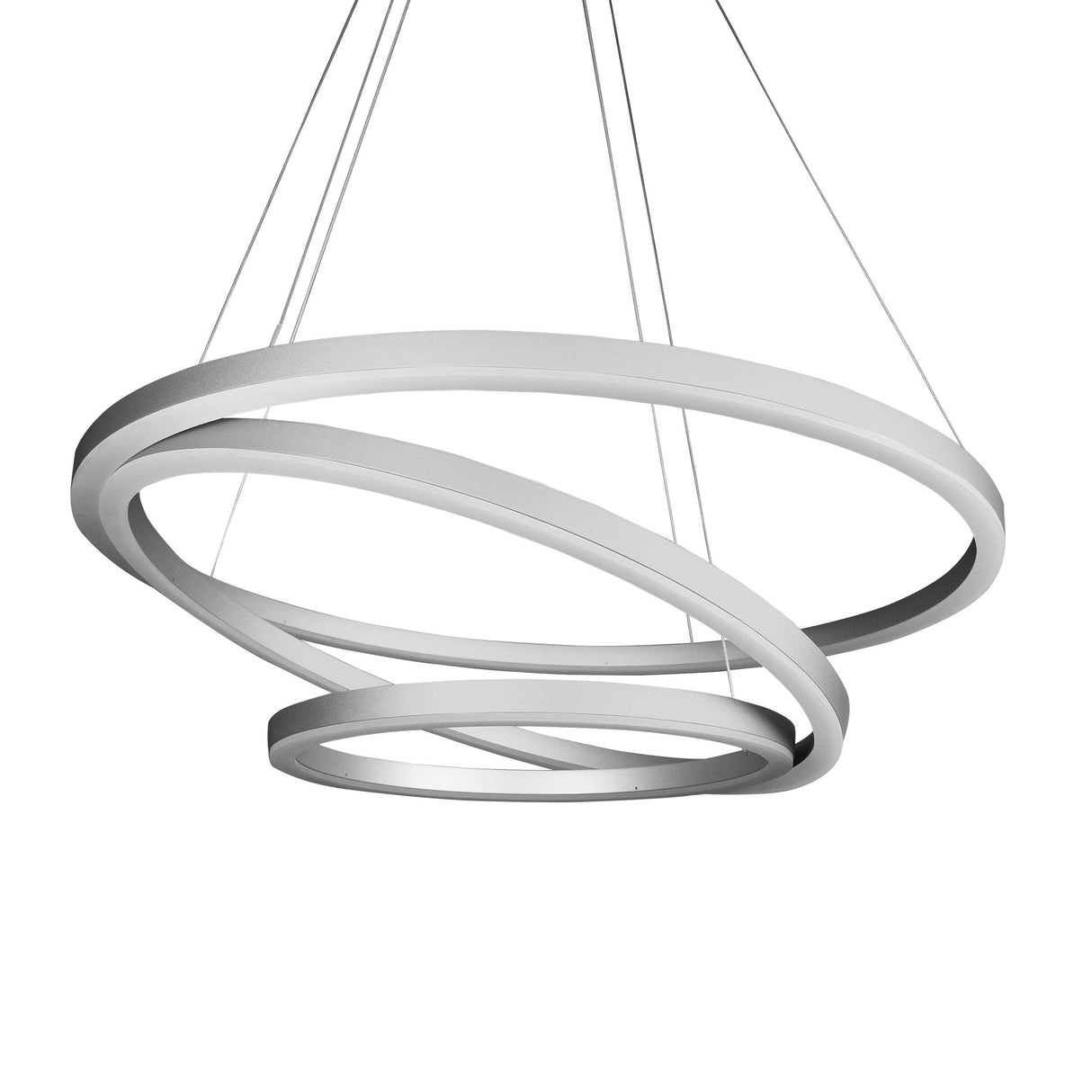 VMC32500AL Tania Trio 32", Adjustable Hanging, Modern Circular Chandelier Lighting in