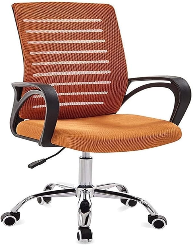 Lumbar Support for Swivel Lumbar Support Desk Chair, Computer Mesh Chair with Armrest Black,Black Frame (Color : Black Frame Red)