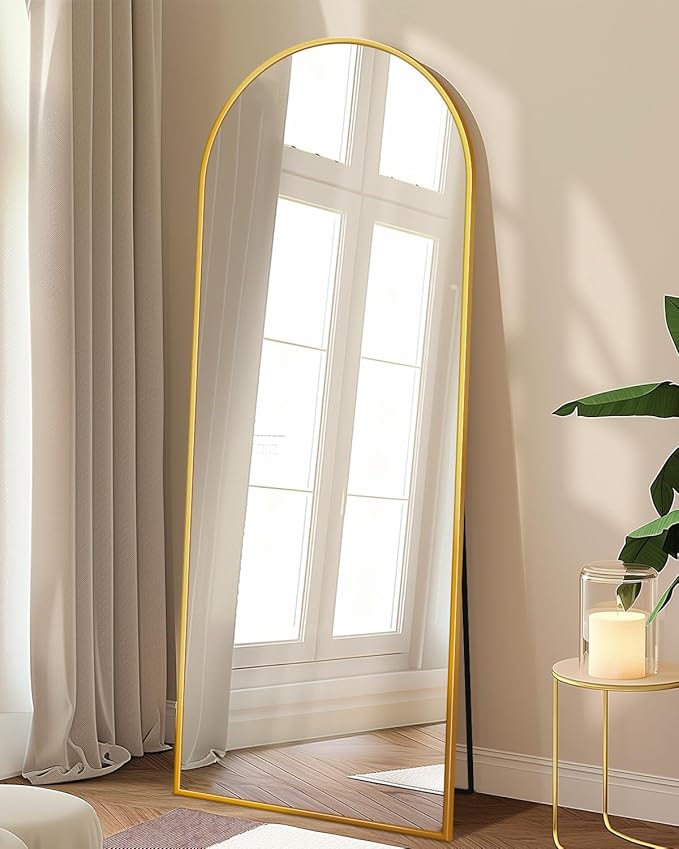 Full Length Mirror, Arched Full Body Mirror,Floor Mirror