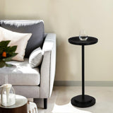 Drink Table, Carved Table Top Martini Table, Small Side Table