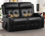 Reclining Loveseat, Oversized Massage Recliner Sofa Heavy Weight Capacity, RV Love