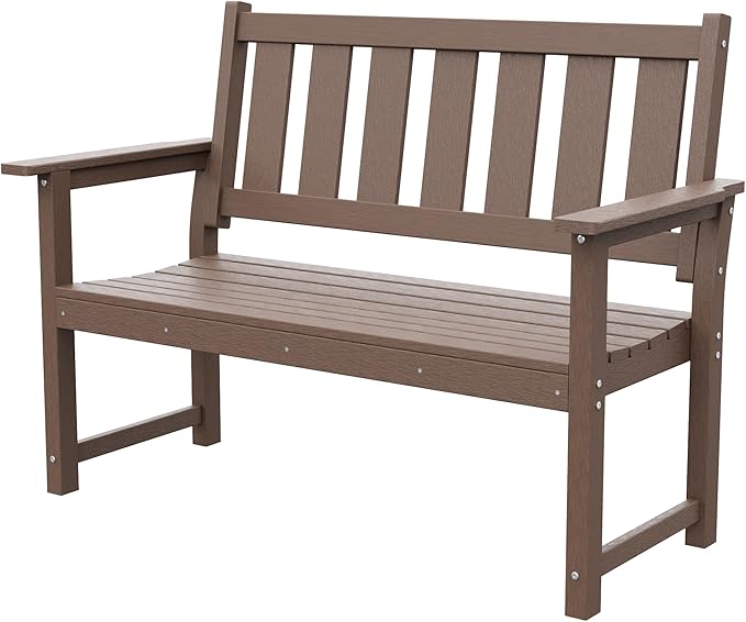 Memorial Bench – 50'' Weatherproof Durable Outdoor Bench