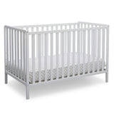 Heartland 4-in-1 Convertible Crib, Charcoal Grey + Delta Children Twinkle Galaxy Dual