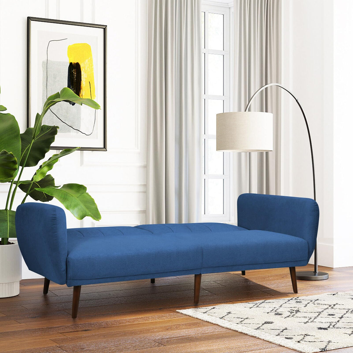 Convertible Futon Sofa Bed, Futon Sofa Bed, Bed Adjustable Couch Sleeper