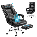 Office Chair with Footrest-Ergonomic High Back Design Executive Computer Desk Chair