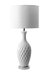 Irvine 28" Ceramic Table Lamp, Height, Ivory