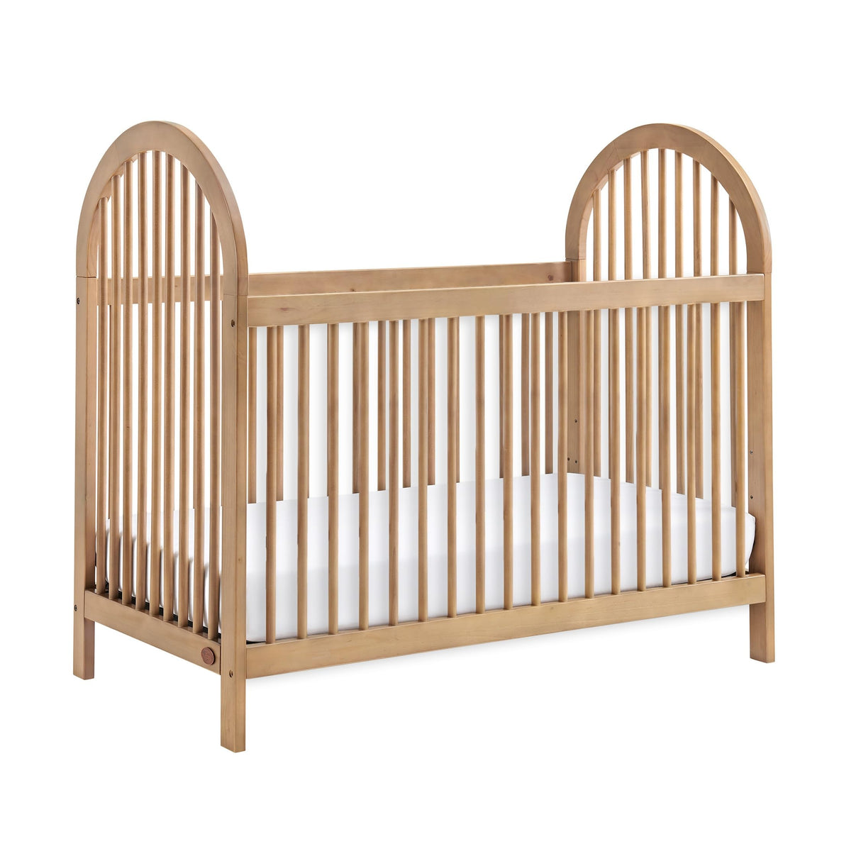 Everlee 3-in-1 Island Crib, Honey Wood