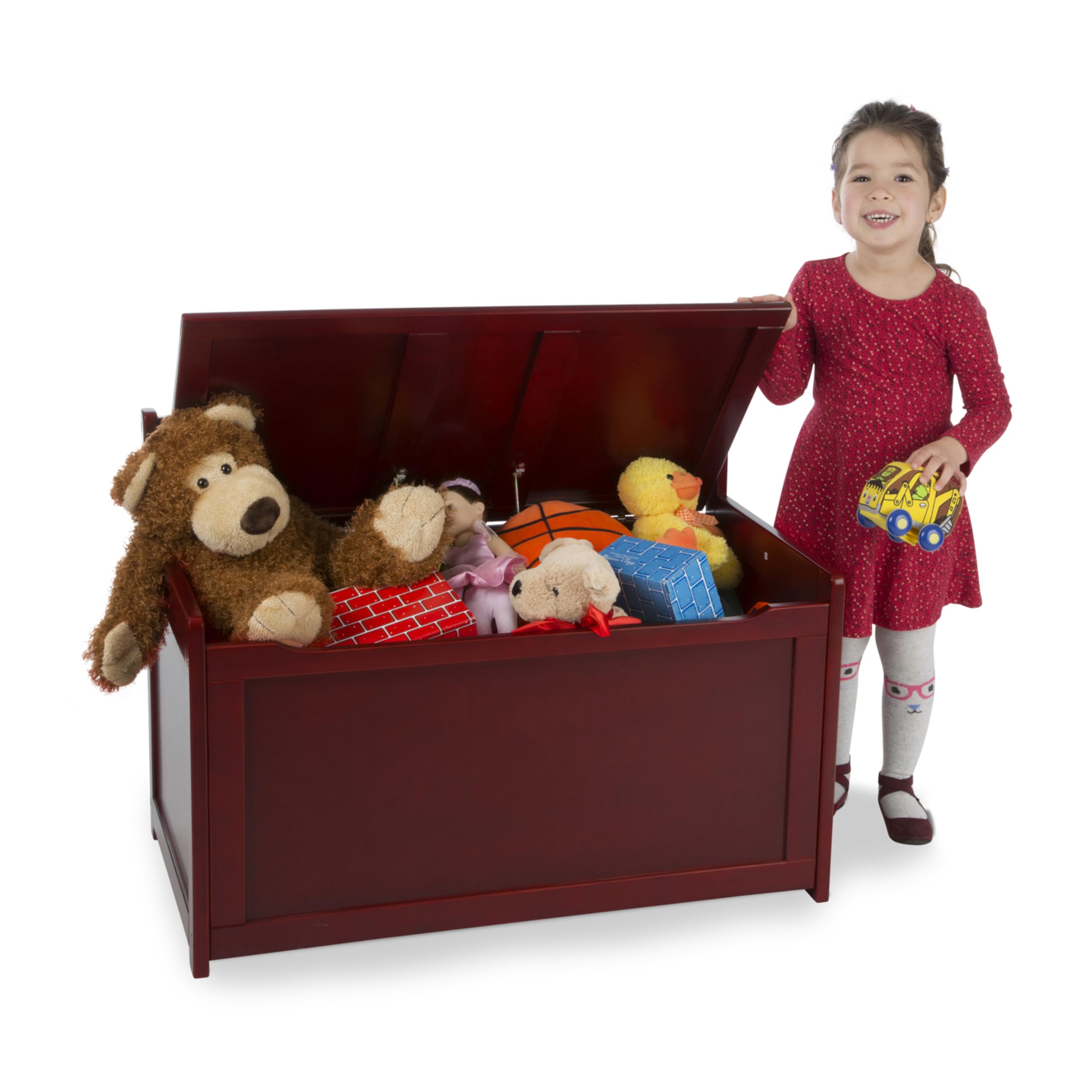 Wooden Toy Chest - Espresso