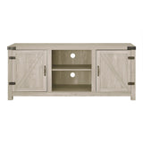 Georgetown Modern Farmhouse Double Barn Door TV Stand for TVs up to 65 Inches,