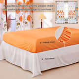 Queen Comforter Set 7 Pieces Reversible Queen Size Comforters for All Season Orange