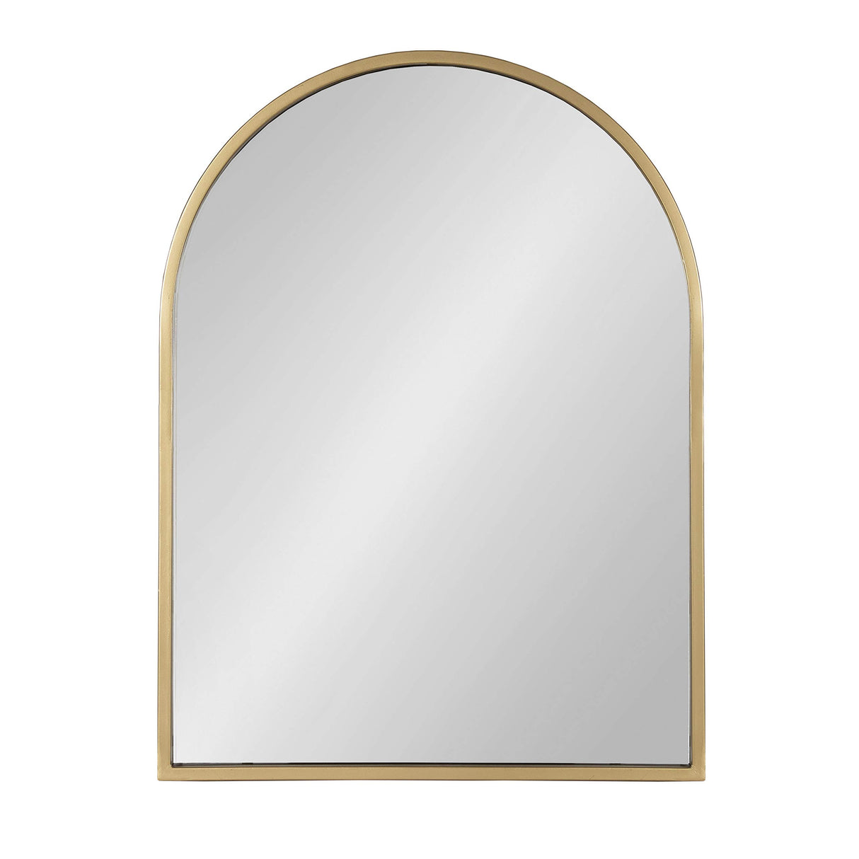 Valenti Modern Arched Wall Mirror, 24 x 32, Gold, Vibrant Decorative Mirror for Wall