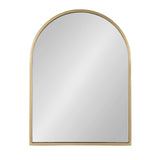 Valenti Modern Arched Wall Mirror, 24 x 32, Gold, Vibrant Decorative Mirror for Wall
