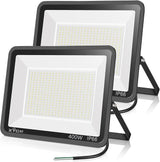 800W 2pack LED Flood Lights,3700 watt Equivalent 89500LM Super Bright Outdoor