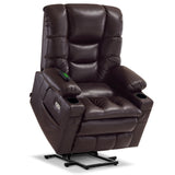 Dual Motor Power Lift Recliner Chair with Massage and Dual Heatin