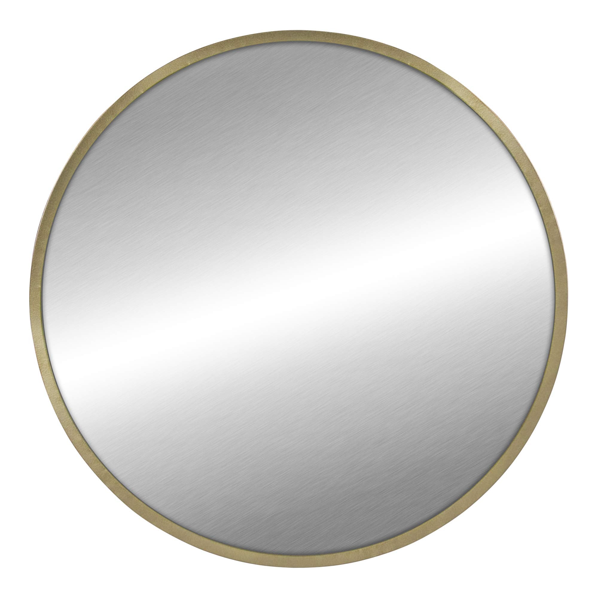 Ava Round Gold Decorative Mirror, Extra Large