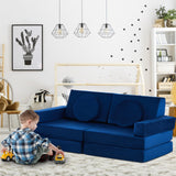 Kids Couch 10pcs Modular Kids Play Couch Set, Kids Couch Building Fort