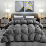 California King Size Goose Down Feather Fiber Comforter Duvet Insert